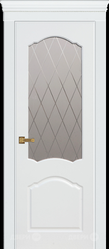 Межкомнатная дверь Танго ПО белая эмаль (мателюкс с фрезеровкой) в Краснознаменске