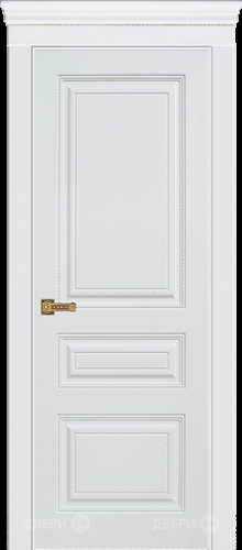 Межкомнатная дверь Троя ПГ белая эмаль в Краснознаменске