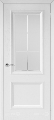 Межкомнатная дверь Валенсия-4 ПО эмаль белая в Краснознаменске