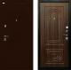 Входная металлическая Дверь Ратибор Оптима 3К Орех бренди в Краснознаменске