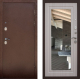 Входная металлическая Дверь Снедо Сити Эш Вайт с зеркалом в Краснознаменске