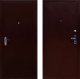 Входная металлическая Дверь ЭКО АМД-1 медный антик  в Краснознаменске