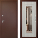 Входная металлическая Дверь (Дверной Континент) Гарант - 1 Зеркало Сандал белый в Краснознаменске