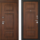 Входная металлическая Дверь (Дверной Континент) Порта Темный орех в Краснознаменске