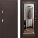 Входная металлическая Дверь Престиж 100 с зеркалом Медь/Венге в Краснознаменске