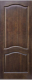 Межкомнатная дверь 7-ПГ темный лак в Краснознаменске