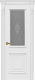 Межкомнатная дверь Диана ПО белая эмаль (мателюкс с фрезеровкой) в Краснознаменске