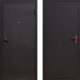 Входная металлическая Дверь ЭКО АМД-1 Чёрный шёлк  в Краснознаменске