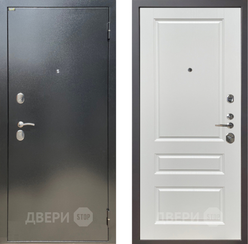 Входная металлическая Дверь Шелтер (SHELTER) Стандарт 1 Белый ясень в Краснознаменске