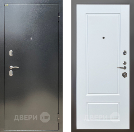 Входная металлическая Дверь Шелтер (SHELTER) Стандарт 4 Белый матовый в Краснознаменске
