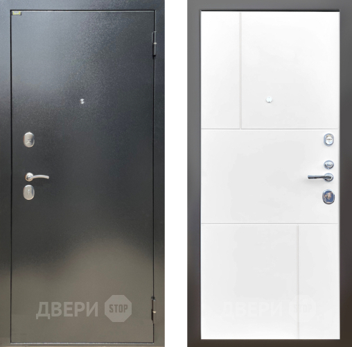 Входная металлическая Дверь Шелтер (SHELTER) Стандарт 8 Белый матовый в Краснознаменске
