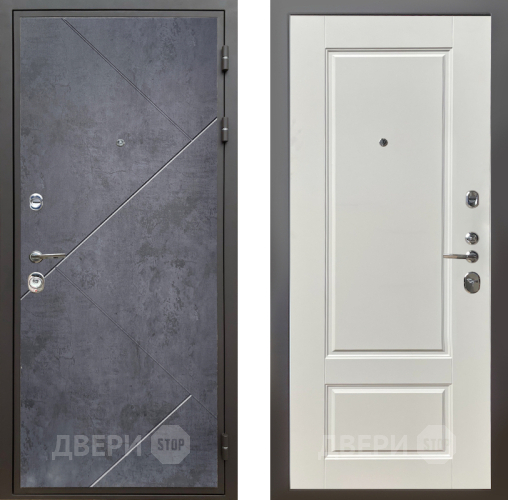Входная металлическая Дверь Шелтер (SHELTER) Комфорт Бетон урбан индиго 5 Силк тирамиссу в Краснознаменске