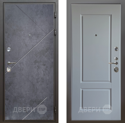 Дверь Шелтер (SHELTER) Комфорт Бетон урбан индиго 6 Силк Маус в Краснознаменске