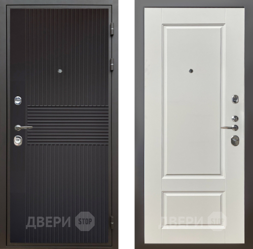 Входная металлическая Дверь Шелтер (SHELTER) Комфорт Черная шагрень 5 Силк тирамиссу в Краснознаменске