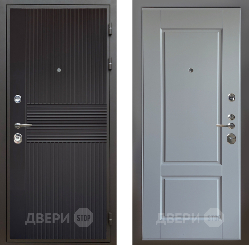Входная металлическая Дверь Шелтер (SHELTER) Комфорт Черная шагрень 6 Силк Маус в Краснознаменске