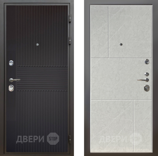 Входная металлическая Дверь Шелтер (SHELTER) Комфорт Черная шагрень 9 Гранит лава лайт в Краснознаменске
