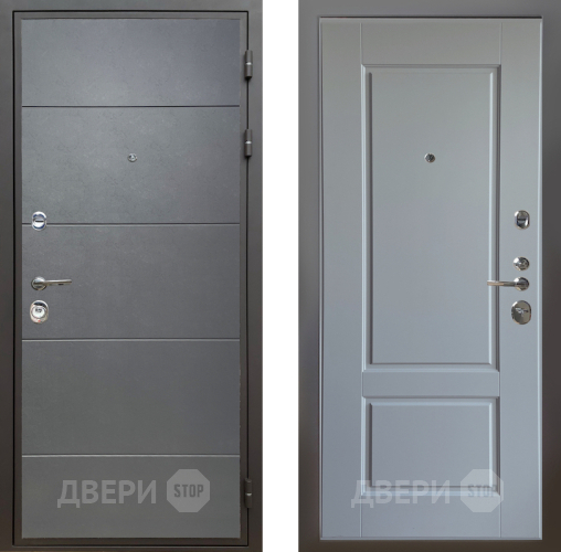 Дверь Шелтер (SHELTER) Комфорт Лофт графит 6 Силк Маус в Краснознаменске