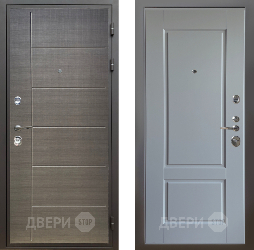 Входная металлическая Дверь Шелтер (SHELTER) Комфорт Лен сильвер 6 Силк Маус в Краснознаменске