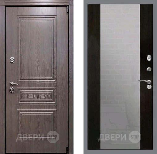 Входная металлическая Дверь Рекс (REX) Пренмиум-S СБ-16 Зеркало Венге в Краснознаменске