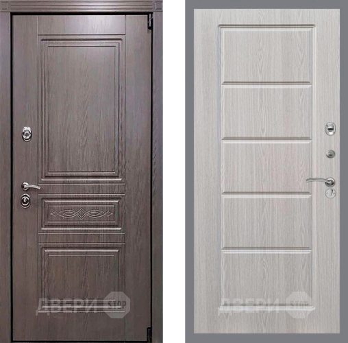 Входная металлическая Дверь Рекс (REX) Пренмиум-S FL-39 Беленый дуб в Краснознаменске