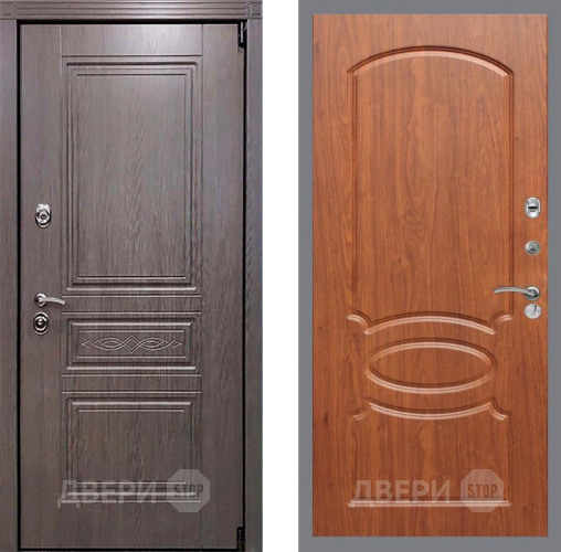 Входная металлическая Дверь Рекс (REX) Пренмиум-S FL-128 Морёная берёза в Краснознаменске