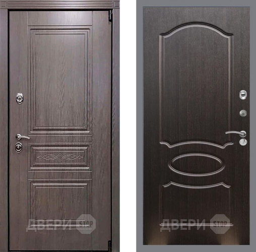 Входная металлическая Дверь Рекс (REX) Пренмиум-S FL-128 Венге светлый в Краснознаменске