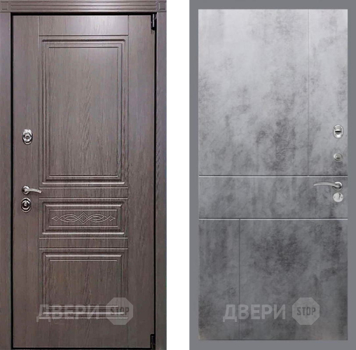 Входная металлическая Дверь Рекс (REX) Пренмиум-S FL-290 Бетон темный в Краснознаменске