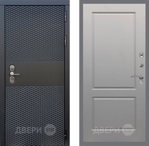Входная металлическая Дверь Стоп БЛЭК CISA ФЛ-117 Грей софт в Краснознаменске