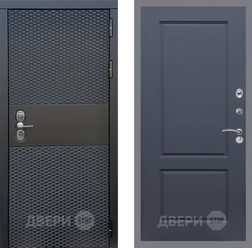 Входная металлическая Дверь Стоп БЛЭК CISA ФЛ-117 Силк титан в Краснознаменске