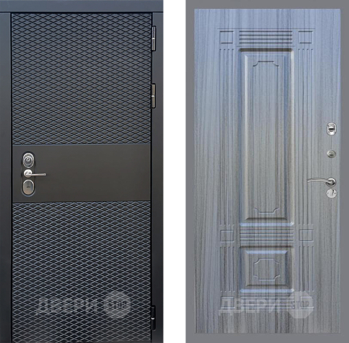 Входная металлическая Дверь Стоп БЛЭК CISA ФЛ-2 Сандал грей в Краснознаменске