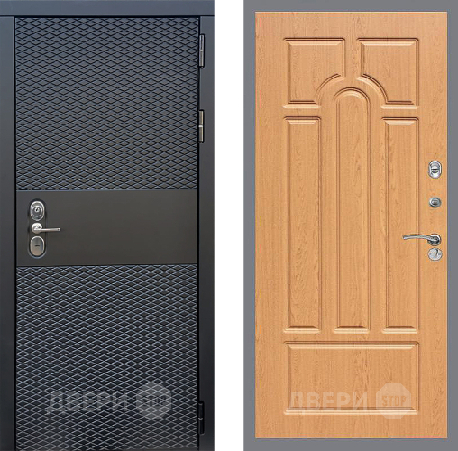 Входная металлическая Дверь Стоп БЛЭК CISA ФЛ-58 Дуб в Краснознаменске
