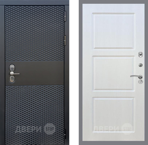 Входная металлическая Дверь Стоп БЛЭК CISA ФЛ-3 Лиственница беж в Краснознаменске