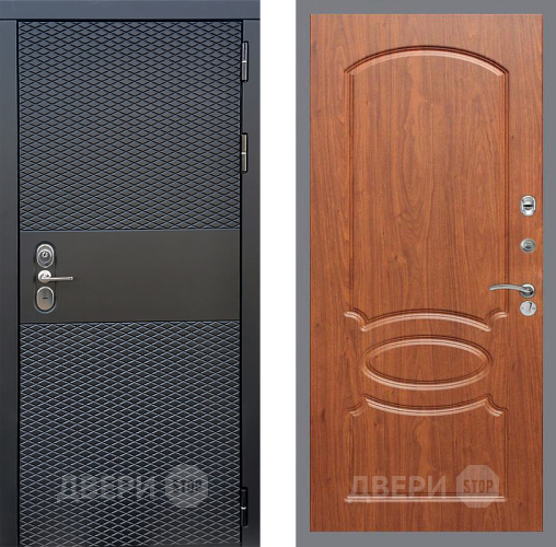 Входная металлическая Дверь Стоп БЛЭК CISA ФЛ-128 Береза мореная в Краснознаменске