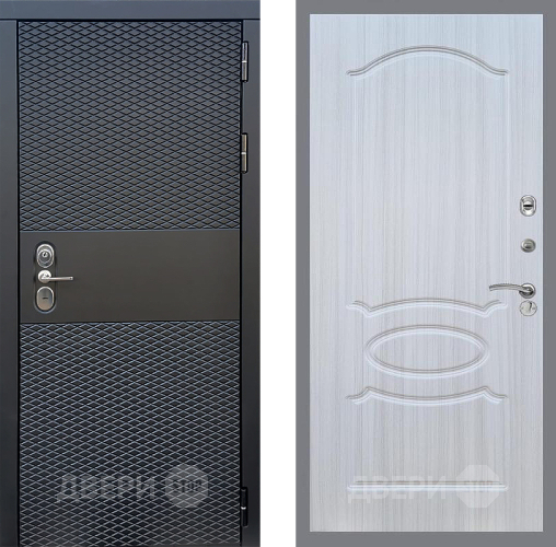 Входная металлическая Дверь Стоп БЛЭК CISA ФЛ-128 Сандал белый в Краснознаменске