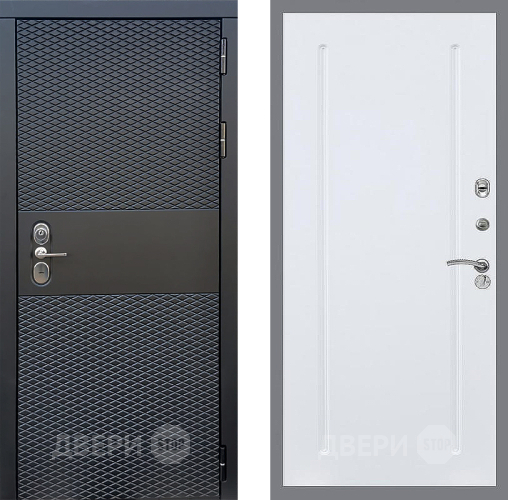 Входная металлическая Дверь Стоп БЛЭК CISA ФЛ-68 Силк Сноу в Краснознаменске