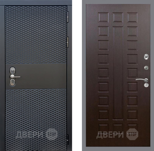 Входная металлическая Дверь Стоп БЛЭК CISA ФЛ-183 Венге в Краснознаменске