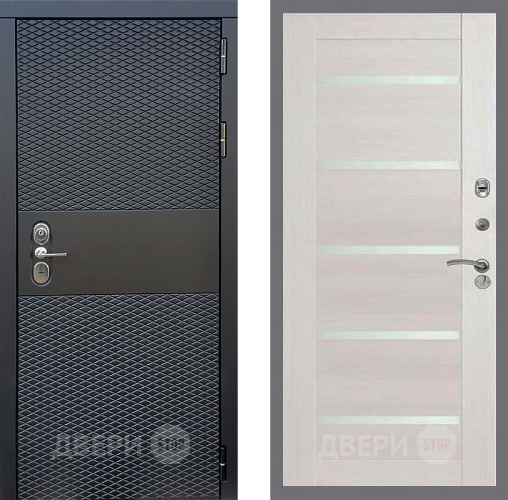 Входная металлическая Дверь Стоп БЛЭК CISA СБ-14 Лиственница беж в Краснознаменске