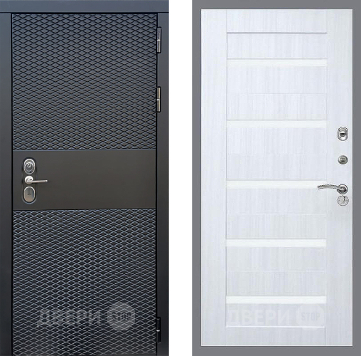 Входная металлическая Дверь Стоп БЛЭК CISA СБ-14 Сандал белый в Краснознаменске