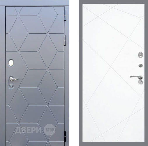 Входная металлическая Дверь Стоп КОСМО ФЛ-291 Силк Сноу в Краснознаменске