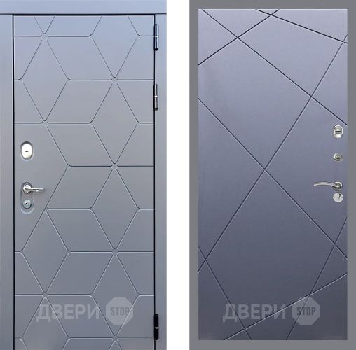 Входная металлическая Дверь Стоп КОСМО ФЛ-291 Силк титан в Краснознаменске