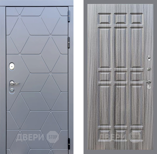 Входная металлическая Дверь Стоп КОСМО ФЛ-33 Сандал грей в Краснознаменске