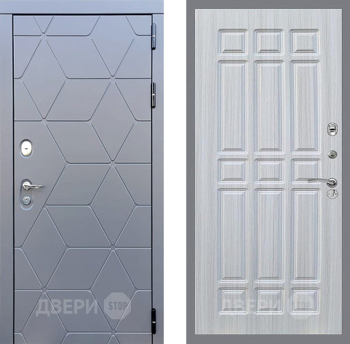 Входная металлическая Дверь Стоп КОСМО ФЛ-33 Сандал белый в Краснознаменске