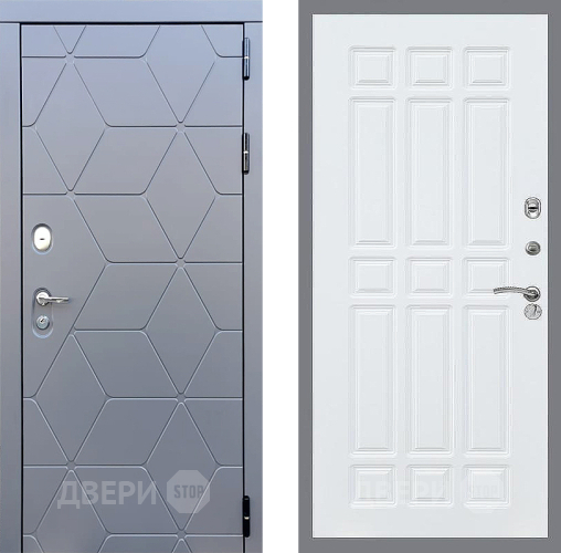 Входная металлическая Дверь Стоп КОСМО ФЛ-33 Силк Сноу в Краснознаменске