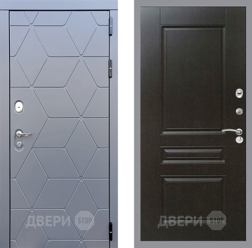 Входная металлическая Дверь Стоп КОСМО ФЛ-243 Венге в Краснознаменске