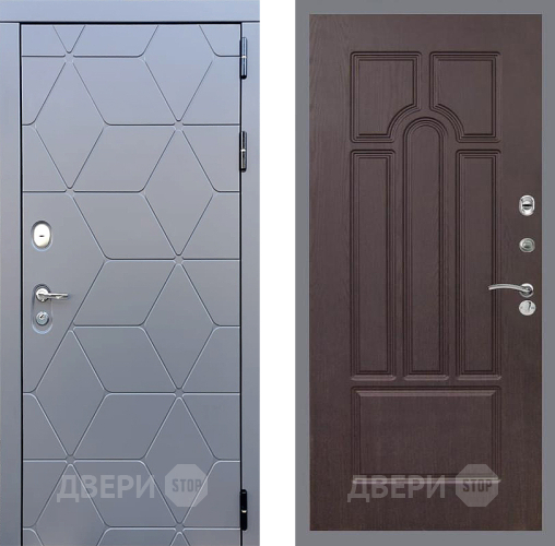 Входная металлическая Дверь Стоп КОСМО ФЛ-58 Венге в Краснознаменске
