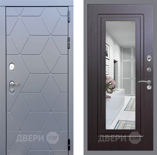 Дверь Стоп КОСМО Зеркало ФЛ-120 Венге в Краснознаменске