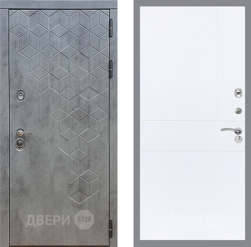 Дверь Стоп БЕТОН ФЛ-290 Силк Сноу в Краснознаменске
