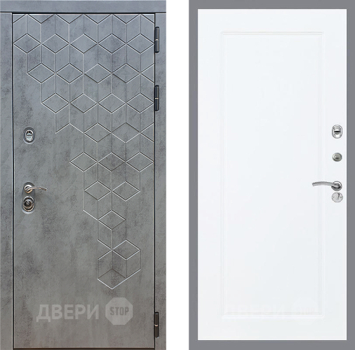 Входная металлическая Дверь Стоп БЕТОН ФЛ-119 Силк Сноу в Краснознаменске