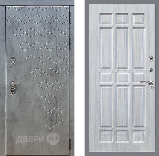 Входная металлическая Дверь Стоп БЕТОН ФЛ-33 Сандал белый в Краснознаменске