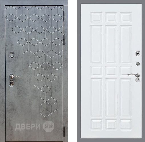 Входная металлическая Дверь Стоп БЕТОН ФЛ-33 Силк Сноу в Краснознаменске